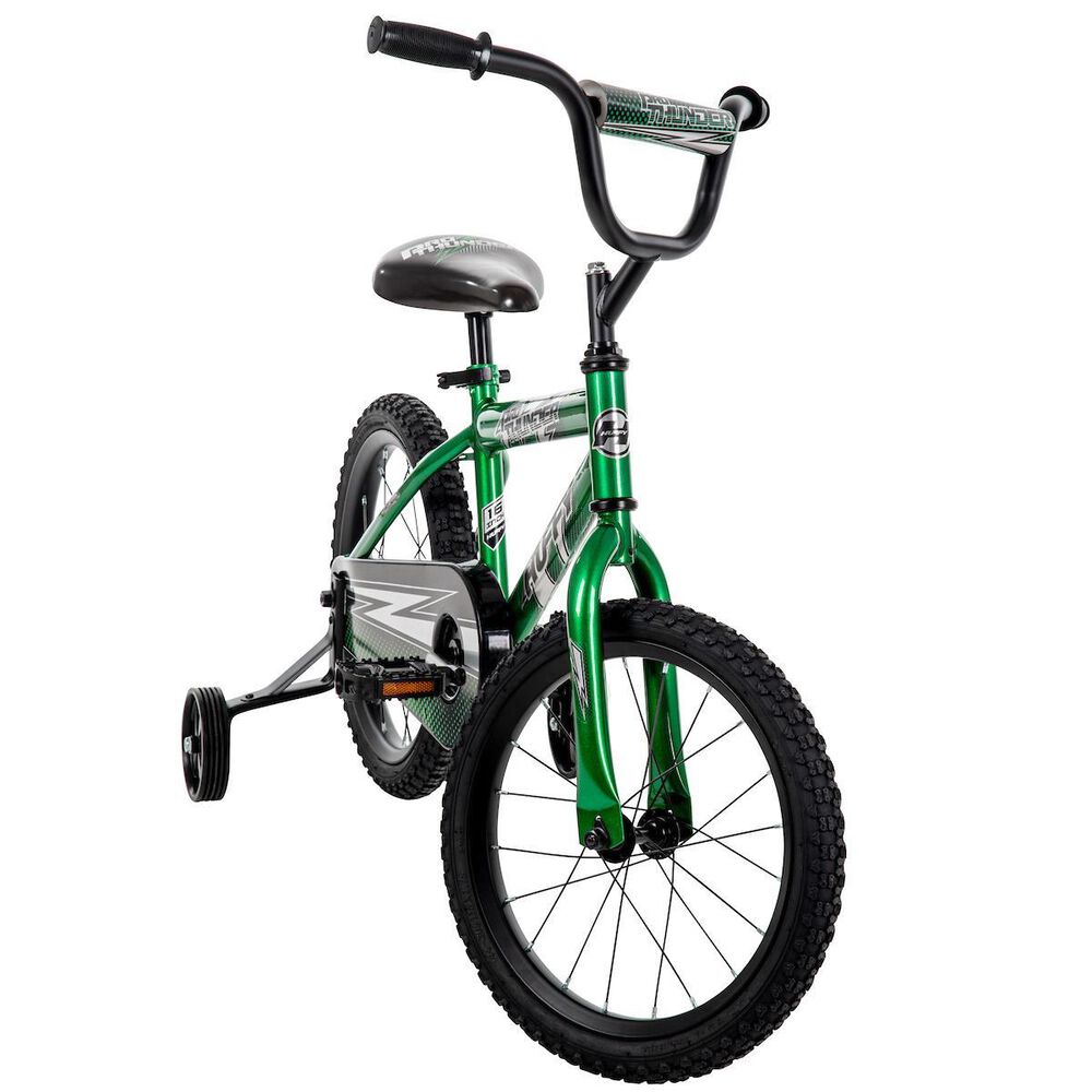 Huffy Pro Thunder 16&quot; Boys&#39; Bike in Green and Black, , large