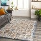 Surya Tuscany 8"10" x 12"1" Blue, Cream and Mustard Area Rug, , large