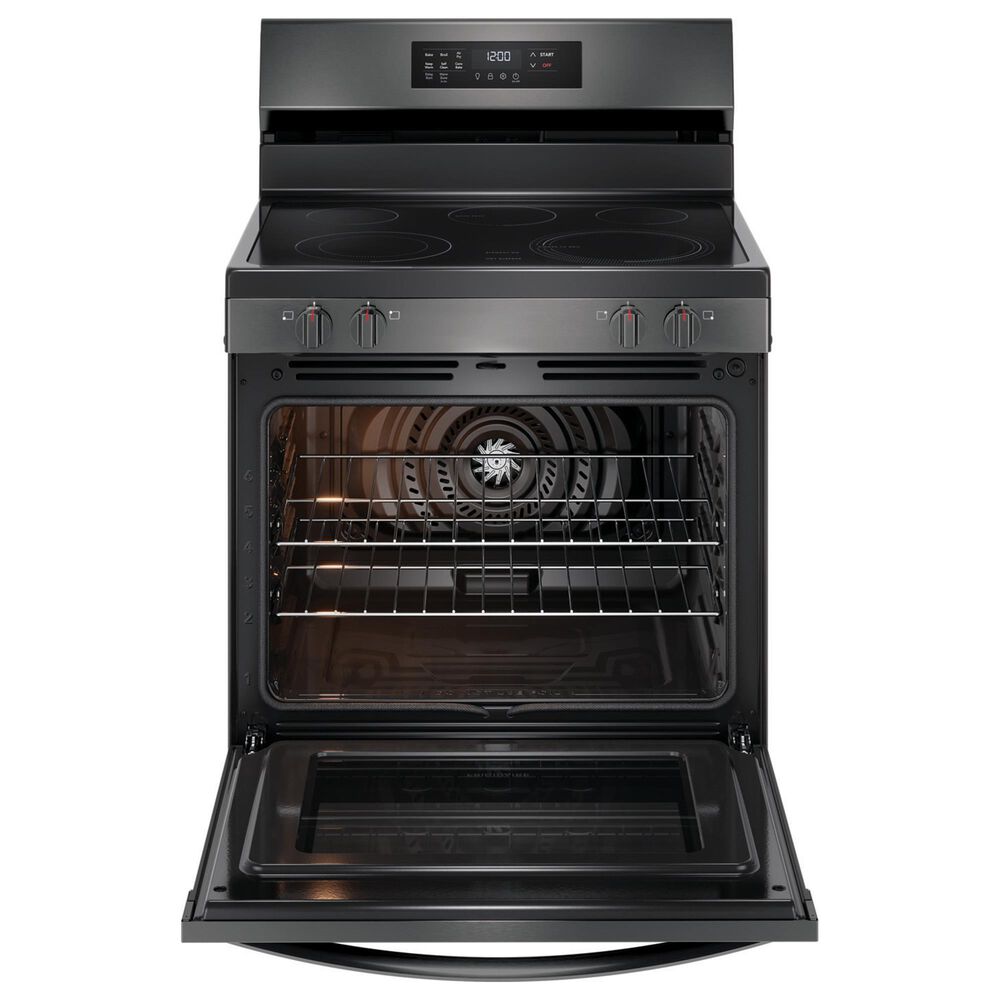 Frigidaire 30&quot; Electric Range with Air Fry in Black Stainless Steel, , large