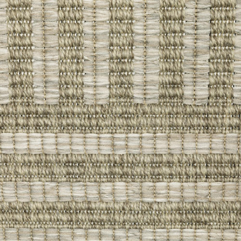 Oriental Weavers Tortuga TR02A 5&#39;3&quot; x 7&#39;3&quot; Beige and Black Area Rug, , large