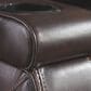 Signature Design by Ashley Warnerton Dual Power Reclining Sofa with Power Headrests in Chocolate, , large