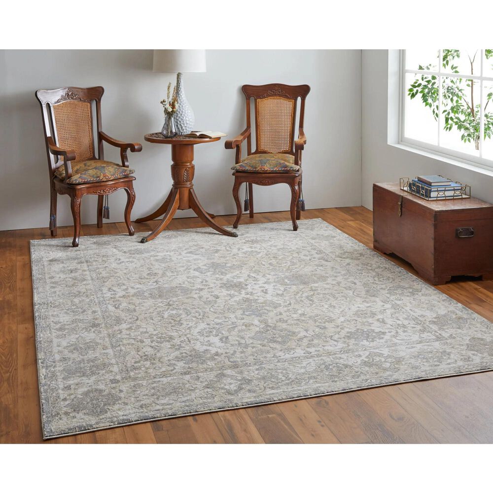 Feizy Rugs Celene 39L0F 5&#39; x 7&#39;6&quot; Beige and Gray Area Rug, , large