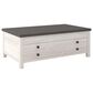 Signature Design by Ashley Dorrinson Lift Top Cocktail Table in Gray and Antiqued White, , large