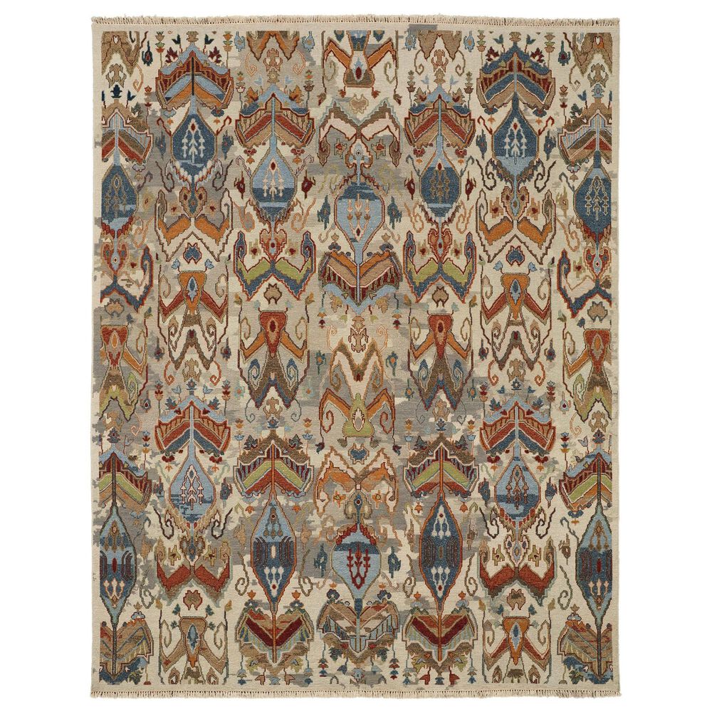 Feizy Rugs Leylan 3"6" x 5"6" Ivory and Multicolor Area Rug, , large