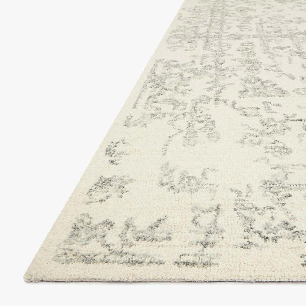 Magnolia Home Annie ANN-01 5&#39; x 7&#39;6&quot; White and Grey Area Rug, , large