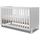 Sorelle Pannello 3-In-1 Convertible Crib in Grigio and White, , large