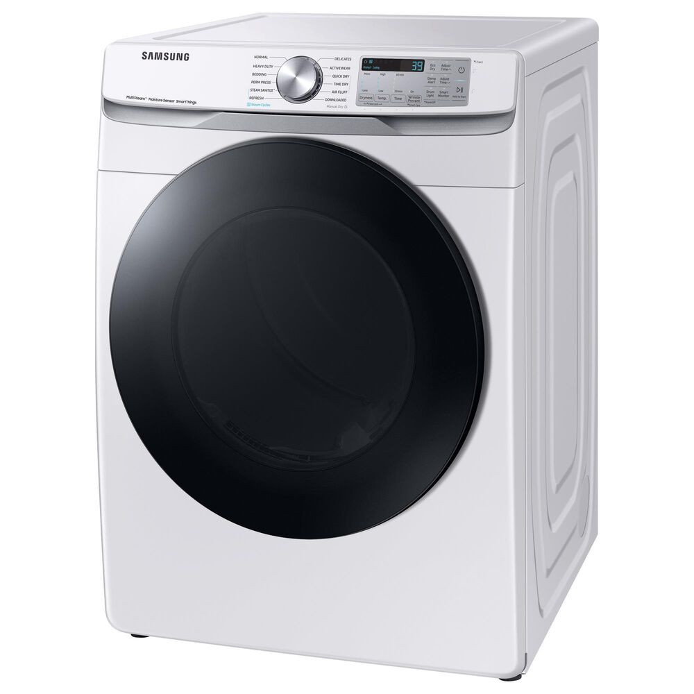 Samsung 7.5 Cu. Ft. Capacity Electric Dryer with Steam in White, , large