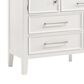 New Heritage Design Andover 6 Drawer Dresser in White, , large