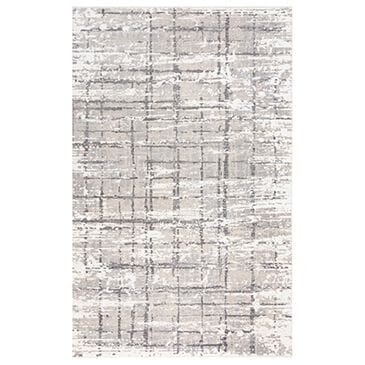 RIZZY Couture 10" x 13" Ivory and Gray Area Rug, , large