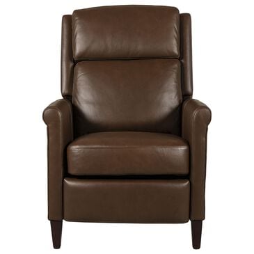 Value Furniture Limited Leather Power Hi-Leg Recliner in Chocolate, , large