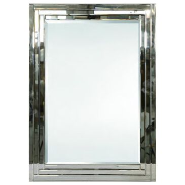 Garber Collection 43.5" Wall Mirror in Silver, , large