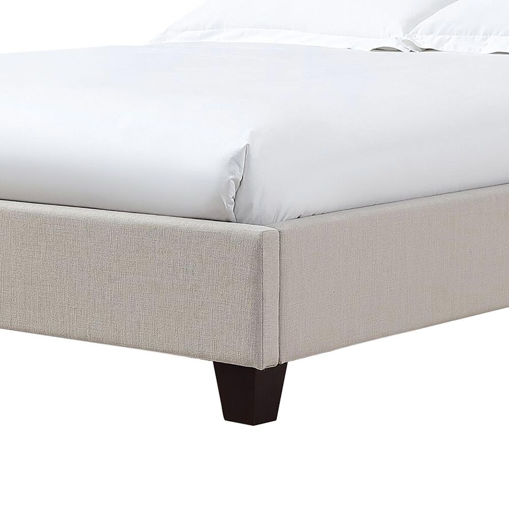 Urban Home Madera Queen Upholstered Platform Bed in Putty, , large