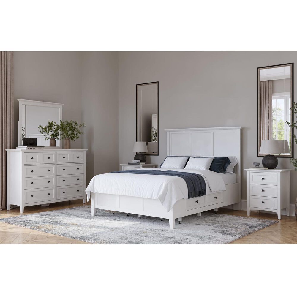 Urban Home Grace 4-Piece Queen Bedroom Set in Snowfall White, , large