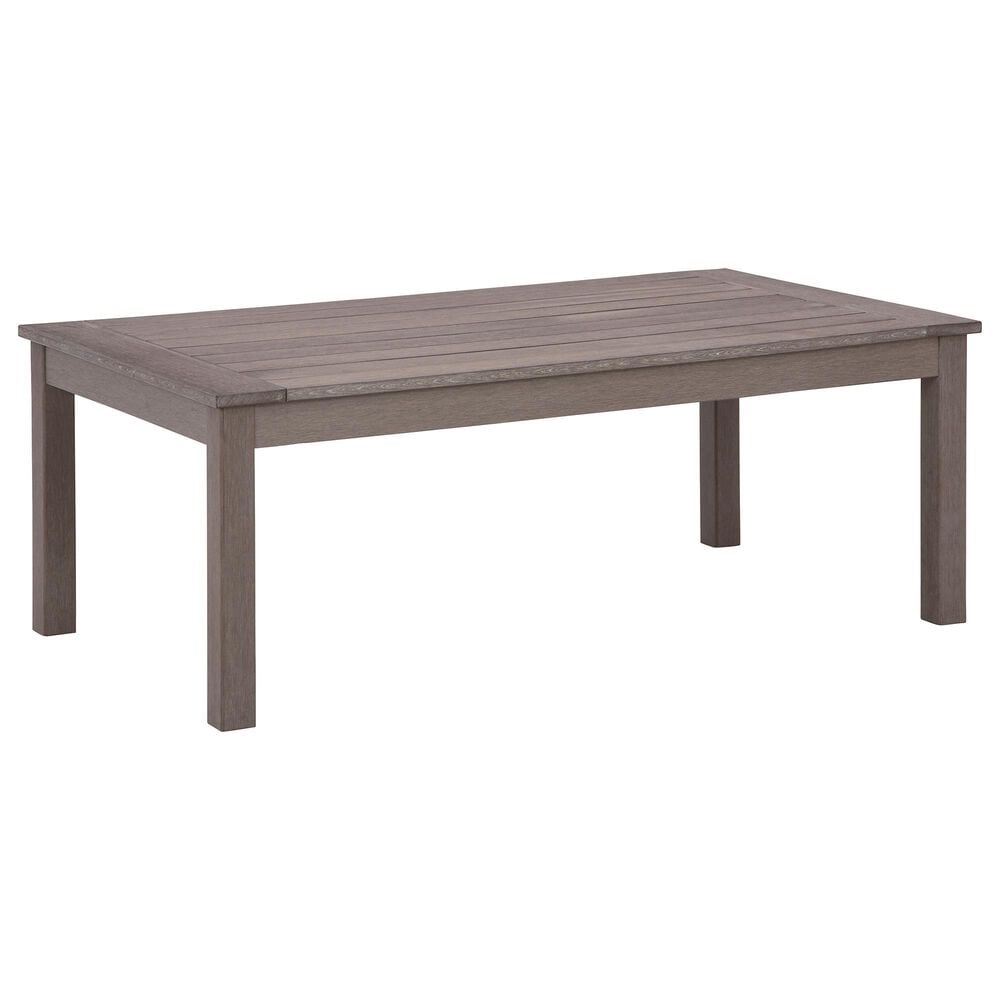 Signature Design by Ashley Hillside Barn Patio Coffee Table in Brown - Table Only, , large