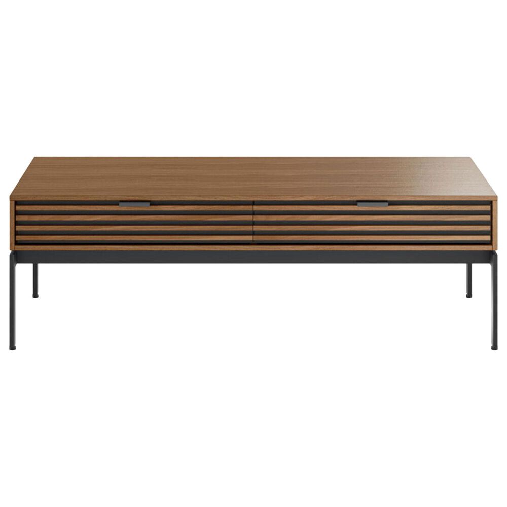 BDI Cora Coffee Table in Natural Walnut and Black, , large