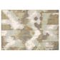 Oriental Weavers Capistrano Abstract 539C1 5"3" x 7"6" Ivory and Green Area Rug, , large