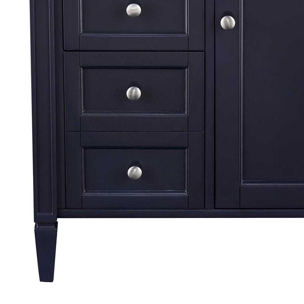 James Martin Brittany 30&quot; Single Bathroom Vanity in Victory Blue with 3 cm Eternal Serena Top and Rectangle Sink, , large