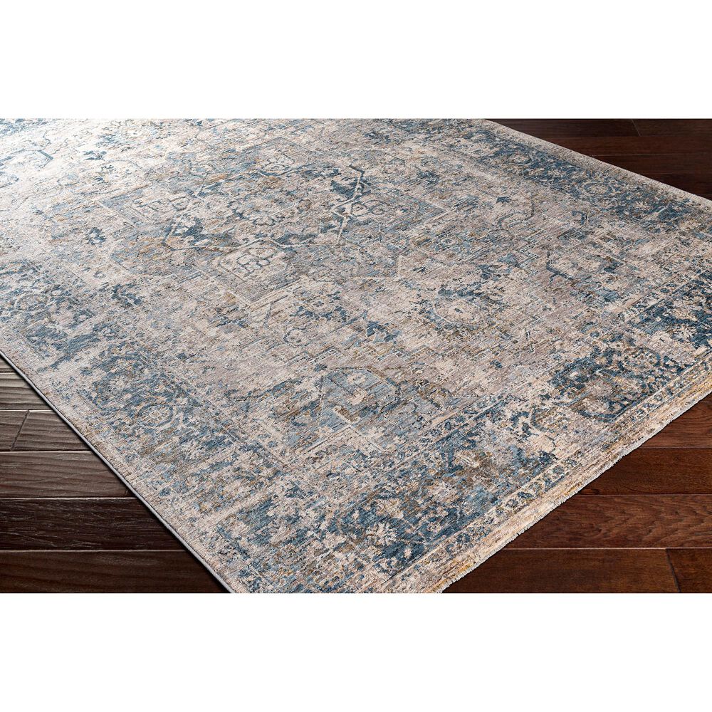 Surya Mirabel 10&#39; x 14&#39; Teal, Aqua, Mustard, Taupe, Gray and Beige Area Rug, , large