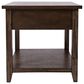 Waltham Bakersfield End Table in Brown, , large