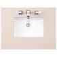 James Martin Brittany 30" Single Bathroom Vanity in Smokey Celadon with 3 cm Eternal Marfil Quartz Top and Rectangular Sink, , large