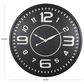 Maple and Jade Modern Wood Wall Clock in Black, , large