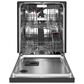 KitchenAid 24" Built-In Pocket Handle Dishwasher with FreeFlex 3rd Rack and Front Control in Black Stainless Steel, , large