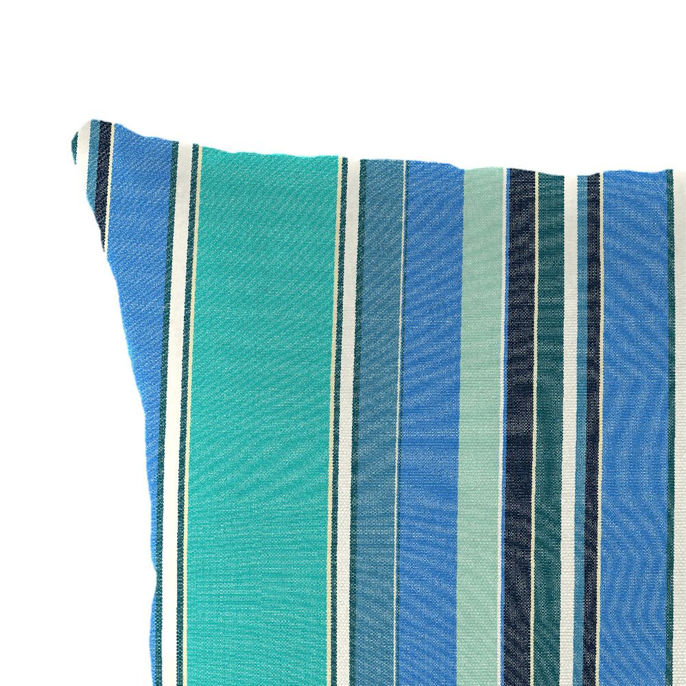 Jordan Manufacturing 18&quot; Square Outdoor Throw Pillow in Dolce Oasis, , large