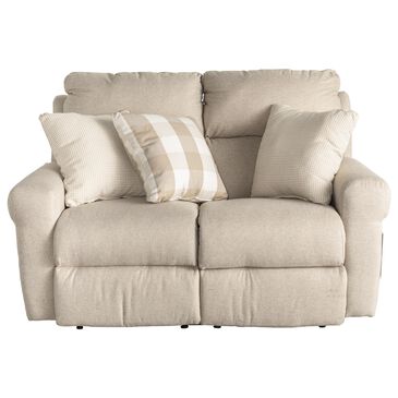 Catnapper Westport Lay Flat Reclining Loveseat in Cement, , large