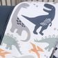 Trend Labs Prehistoric Dino"s 3-Piece Crib Bedding Set in Gray, Navy, Green and Orange, , large