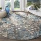 Safavieh Monaco MNC225E-3R 3" x 3"  Grey/Light Blue Round Rug, , large