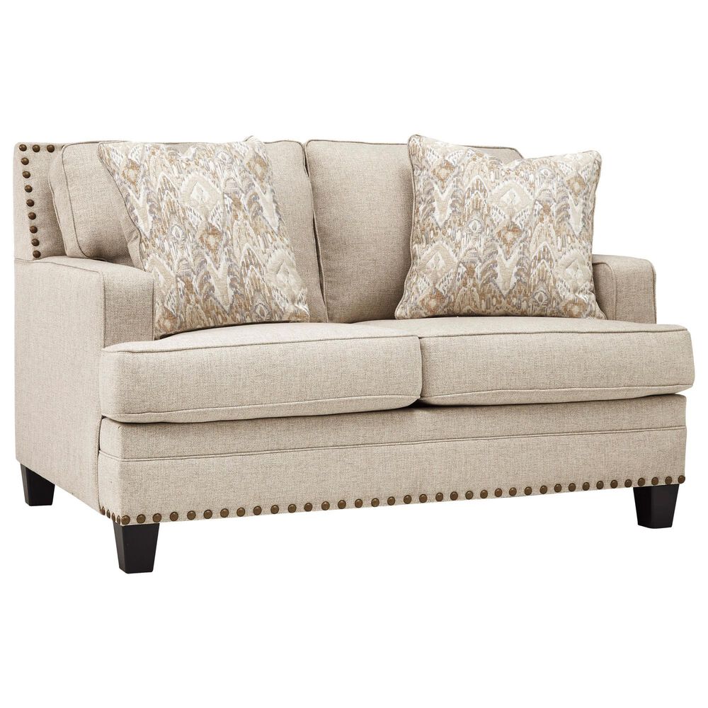 Signature Design by Ashley Claredon Loveseat in Linen, , large
