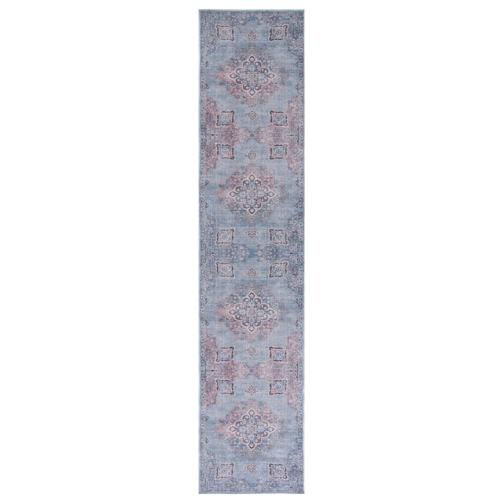 Safavieh Serapi 2" x 9" Ivory and Blue Runner, , large