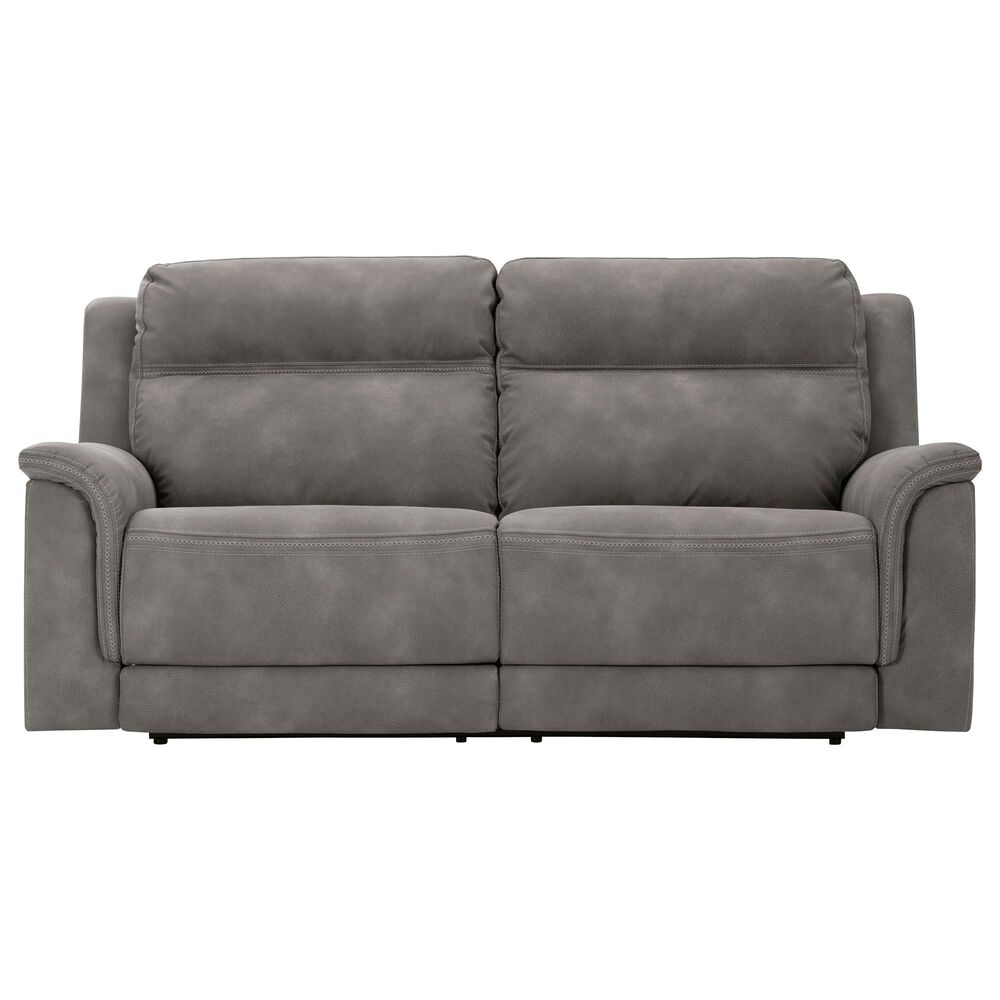 Signature Design by Ashley Next-Gen DuraPella Power Reclining Sofa with Power Headrest in Slate, , large