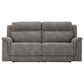 Signature Design by Ashley Next-Gen DuraPella Power Reclining Sofa with Power Headrest in Slate, , large