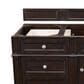 James Martin Brittany 60" Single Bathroom Vanity in Burnished Mahogany with 3 cm Eternal Marfil Quartz Top and Rectangle Sink, , large