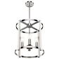 Hunter Astwood 16" 4-Light Chandelier in Polished Nickel, , large