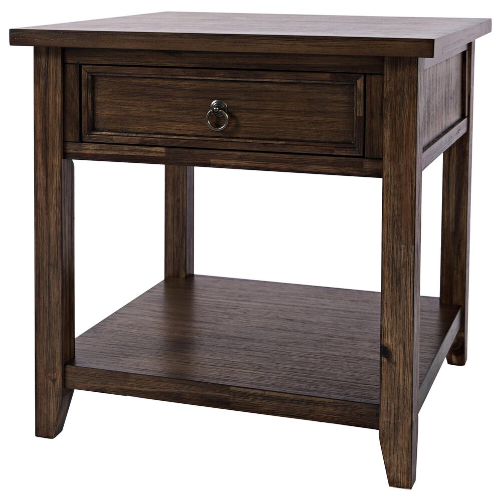 Waltham Bakersfield End Table in Brown, , large