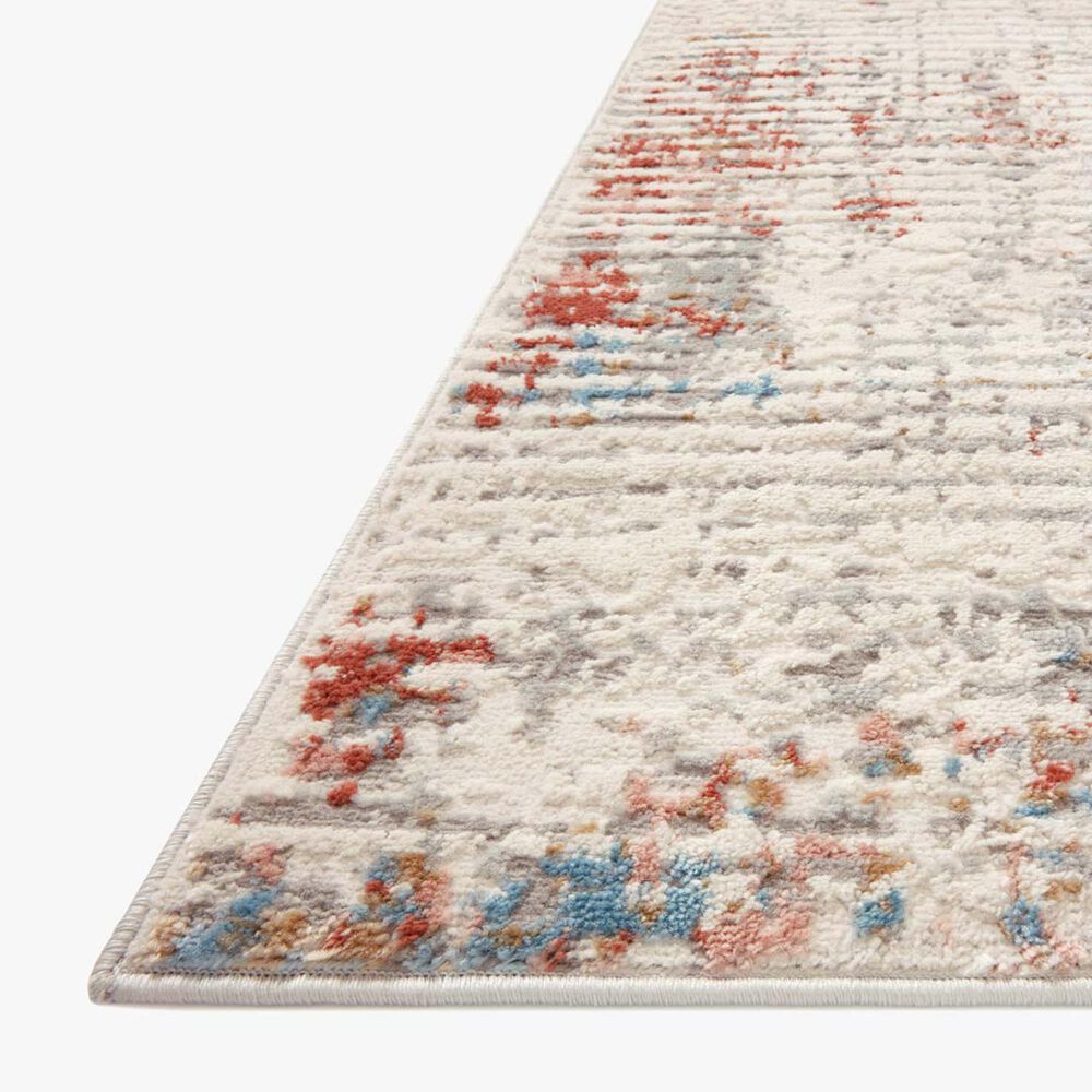 Loloi II Estelle 5&#39;3&quot; x 7&#39;8&quot; Ivory and Multicolor Area Rug, , large