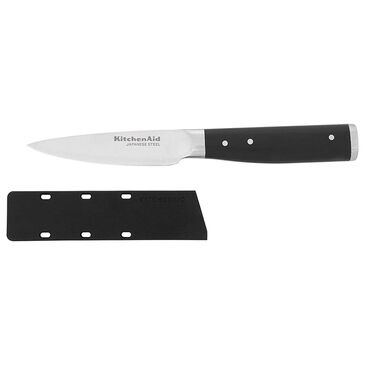 KitchenAid Gadgets Gourmet 3.5" Forged Paring Knife with Sheath in Stainless Steel and Black, , large