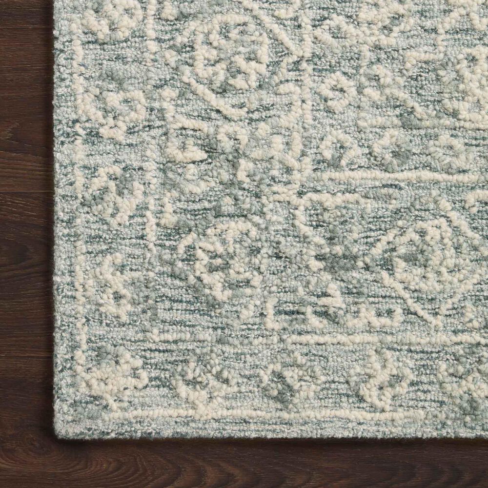 Loloi Cecelia 2&#39;3&quot; x 3&#39;9&quot; Ocean and Ivory Area Rug, , large