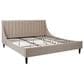 Jennifer Taylor Home Aspen King Platform Bed in Mink Beige, , large