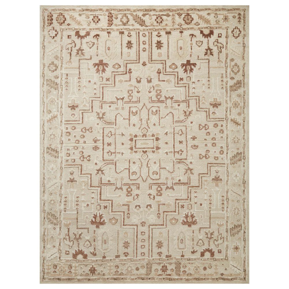 Magnolia Home Ingrid 4" x 6" Ivory and Earth Area Rug, , large