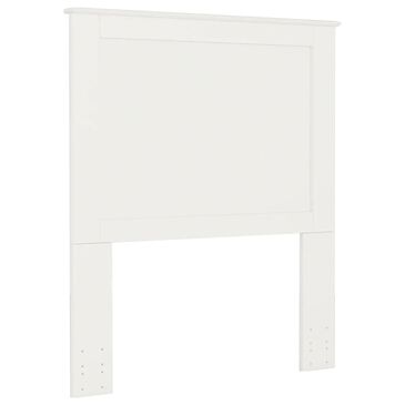 Lemoore Essential Twin Panel Headboard in Rockport White, , large