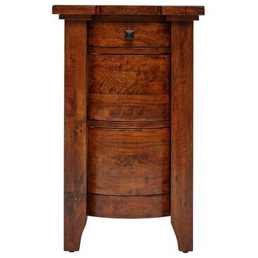 Napa Furniture Design Whistler Retreat 3-Drawer Small Nightstand in Dark Mango, , large