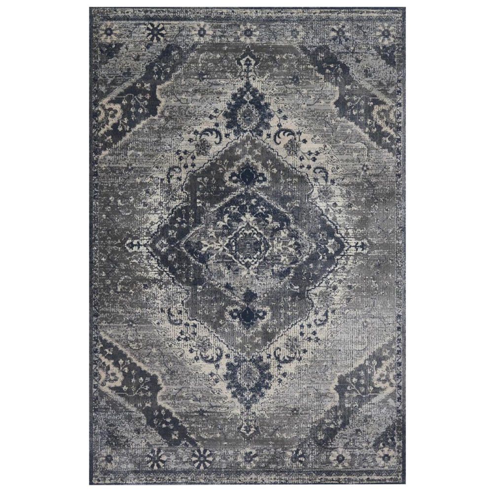 Magnolia Home Everly VY-07 12" x 15" Gray and silver Area Rug, , large