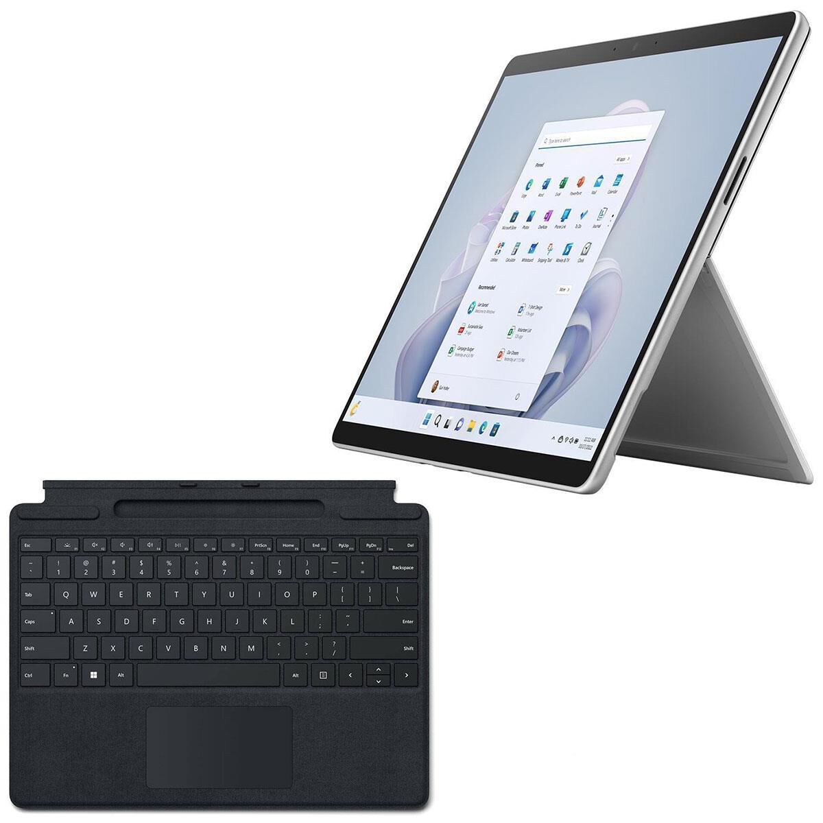 Microsoft Surface Pro 9 13 Touch Screen Intel Evo Platform Core i7- 16GB  Memory 512GB SSD Device Only (Latest Model) - Platinum + Pro Signature  Keyboard in Black | Shop NFM