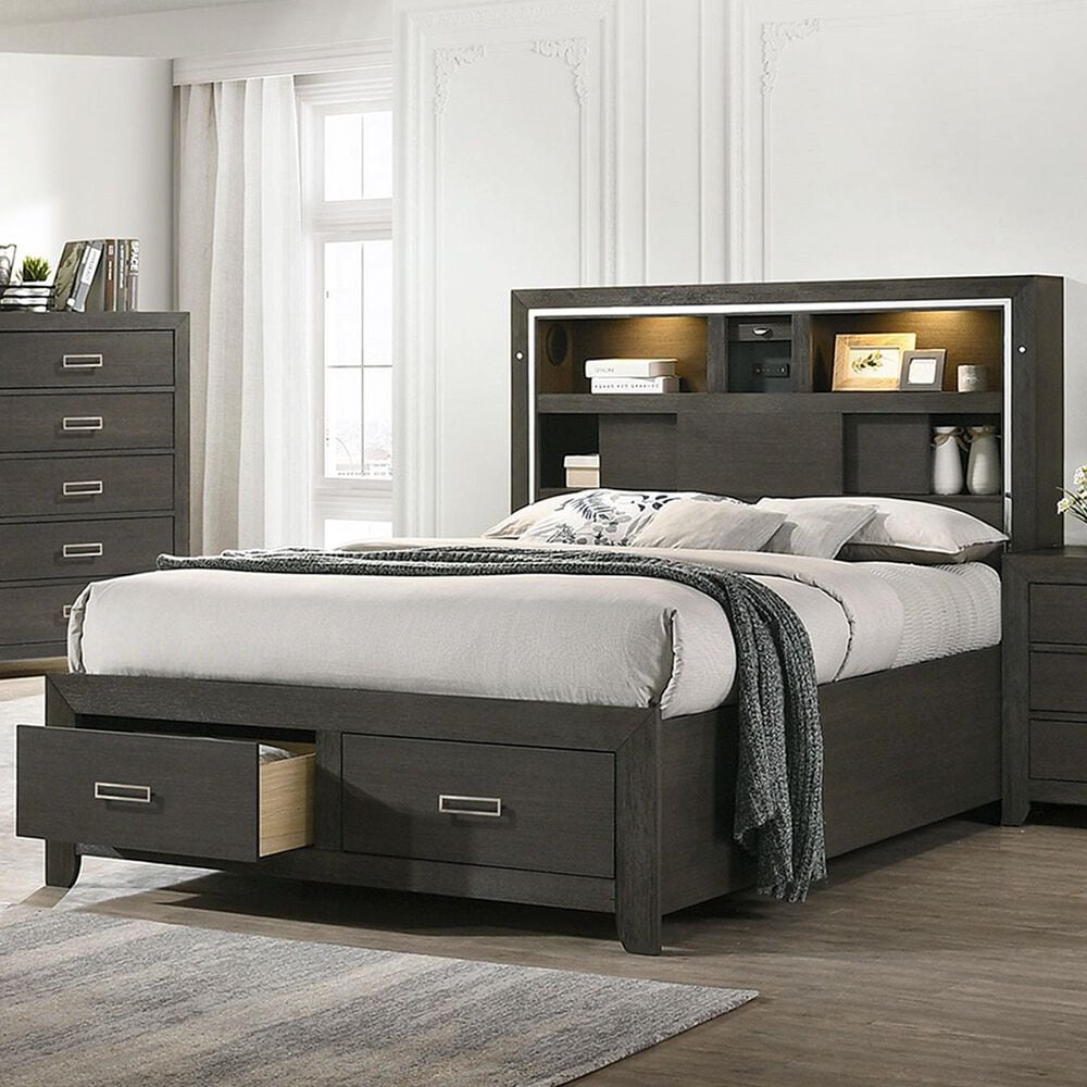 Mayberry Hill Sasha King Music Bed in Grey, , large