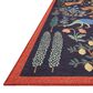 Rifle Paper Co. Menagerie 5" x 7"6" Black Area Rug, , large