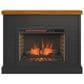 Endress International Washington 48" Electric Fireplace with Mantel in Smoke and Whiskey, , large