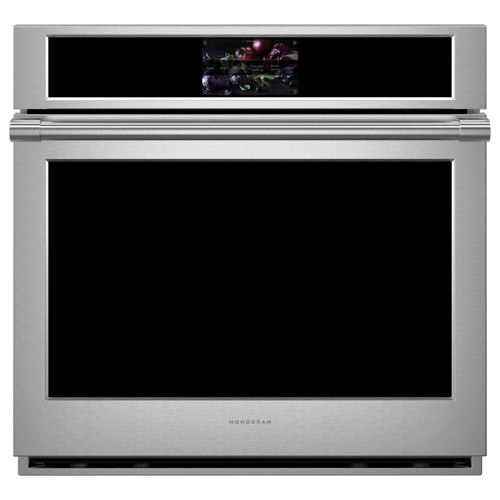 Monogram Statement 30&quot; Electric Single Wall Oven with Convection in Stainless Steel, , large
